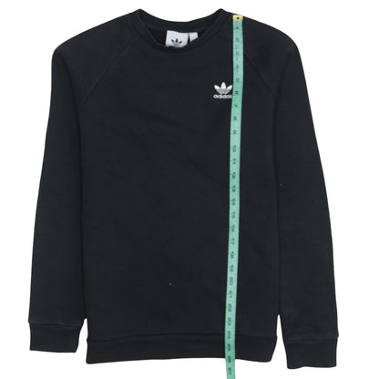 Adidas Men's Black XS Pullover Sweatshirt Crew Neck Fleece