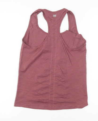 Forever 21 Womens Pink Racerback Tank Top S Slim Fit Activewear