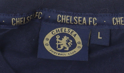 Chelsea FC Men’s Blue Cotton Crew Neck Short Sleeve T-Shirt L