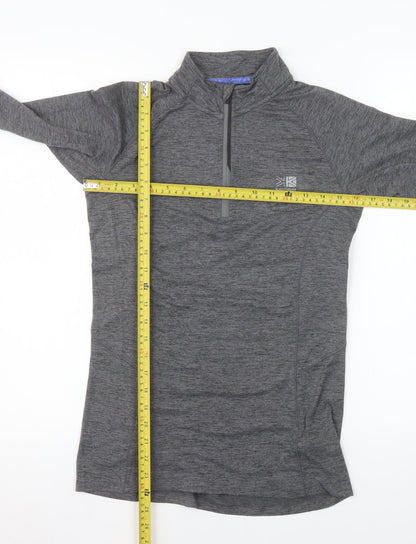 Karrimor Women's Grey Size 8 1/4 Zip X-Lite Pullover Sweatshirt
