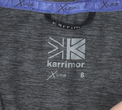 Karrimor Women's Grey Size 8 1/4 Zip X-Lite Pullover Sweatshirt