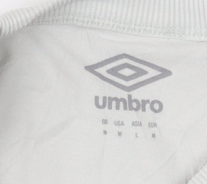 Umbro Men's White Short Sleeve Crew Neck Sports T-Shirt Size M