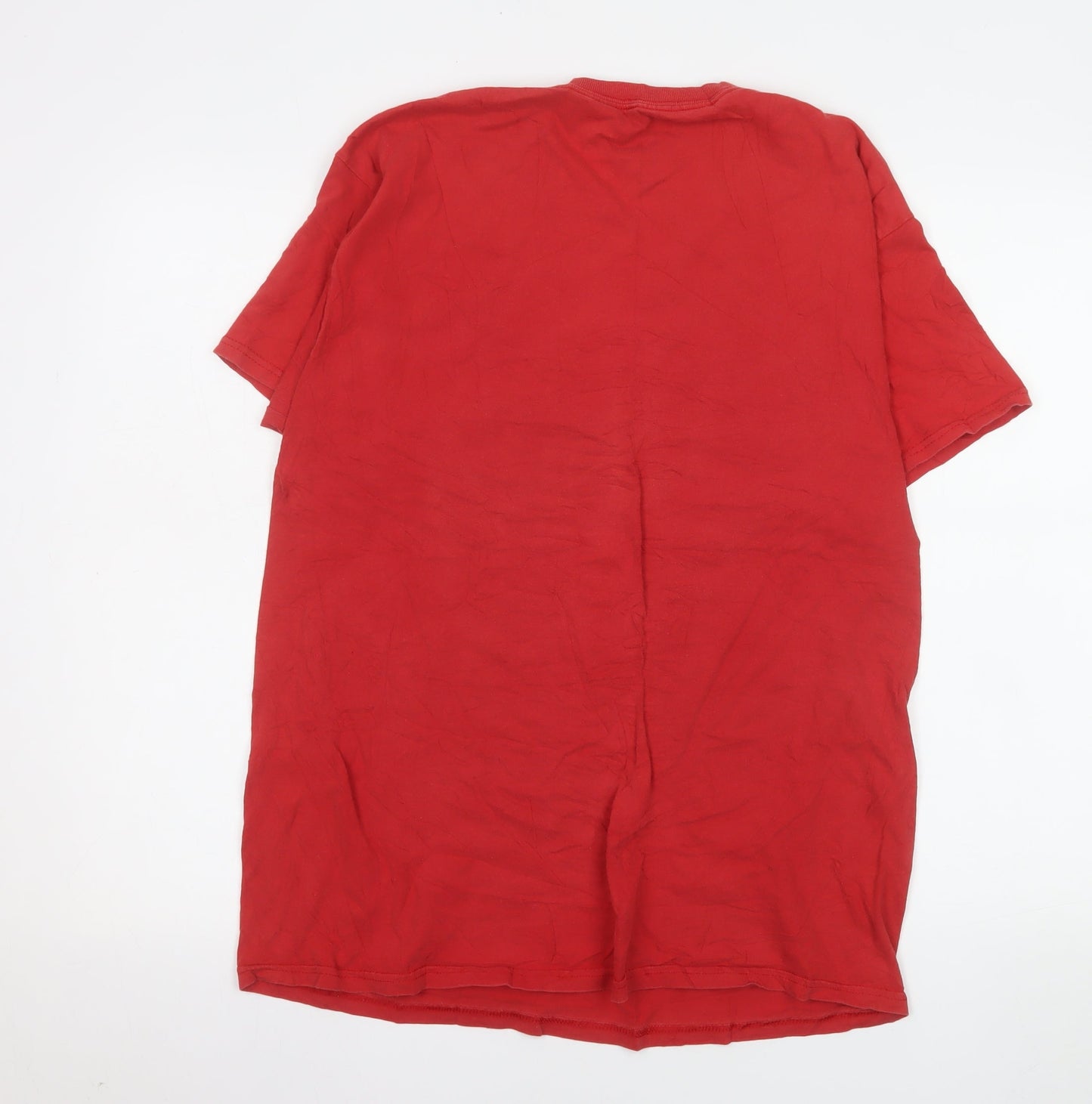 Marvel Lootwear Deadpool Red Crew Neck Short Sleeve Men's T-Shirt Size L