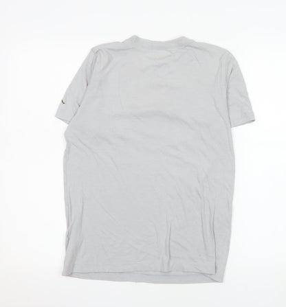 Jordan Boys Grey Air 23 Graphic T-Shirt Size 12-13 Years Crew Neck