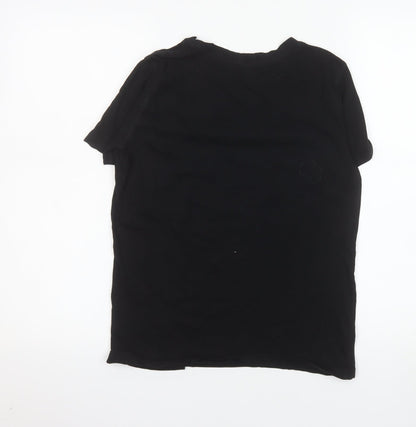 Ardene Women's Black Graphic Music T-Shirt Size S