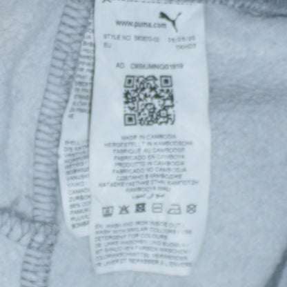 Puma Men’s Grey XL Sweatpants Fleece Joggers Regular Fit