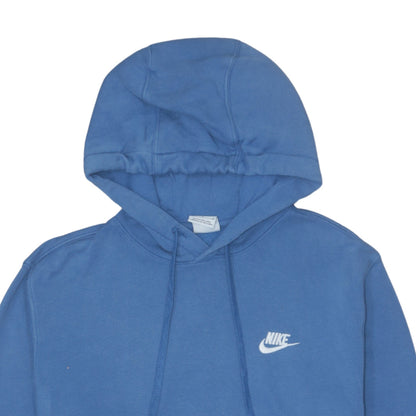 Nike Men Blue Pullover Hoodie Small Regular Fit Fleece Sweatshirt