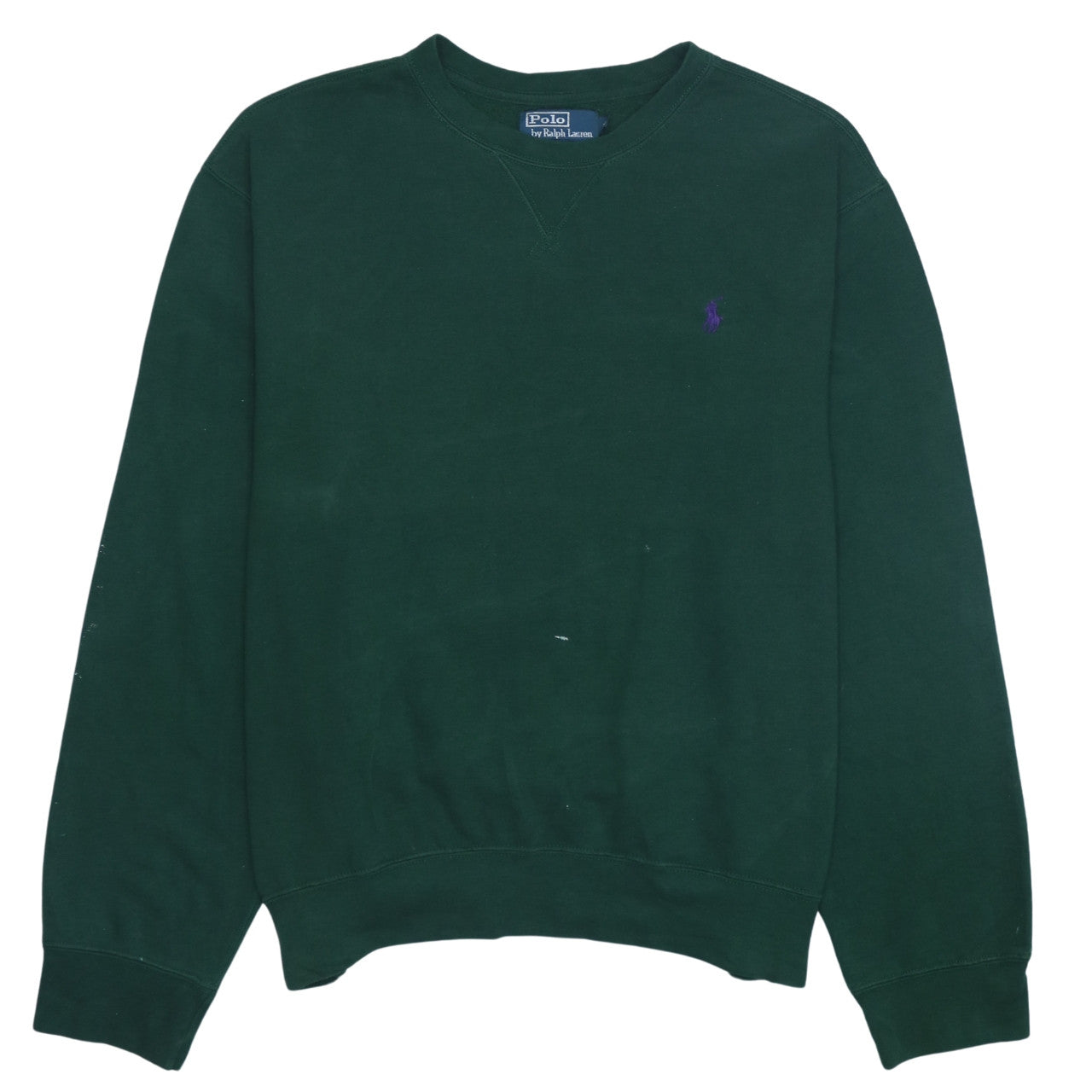 Ralph Lauren Men's Green XL Pullover Sweatshirt Crew Neck