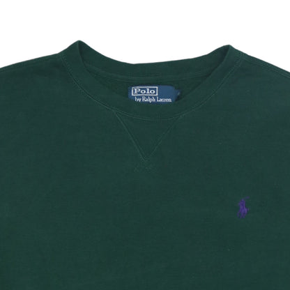Ralph Lauren Men's Green XL Pullover Sweatshirt Crew Neck