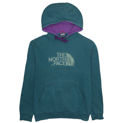 The North Face Mens Teal Pullover Hoodie XL Cotton Fleece