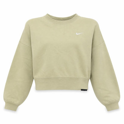 Nike Women's Beige Crew Neck Pullover Sweatshirt M