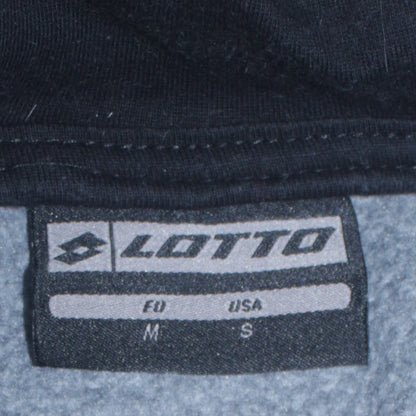 Lotto Men's Grey Full Zip Hoodie M Sports Sweatshirt