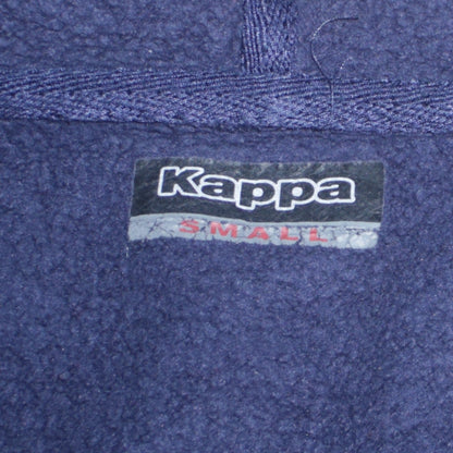 Kappa Men's Blue Full Zip Hoodie Small Regular Fit Fleece