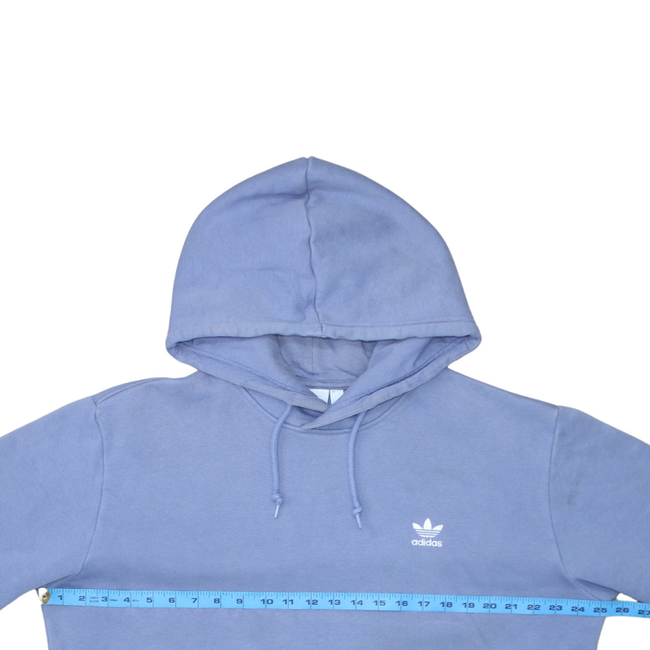 Adidas Men’s Blue Pullover Hoodie Size L Fleece Primegreen Sweatshirt