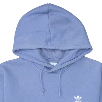 Adidas Men’s Blue Pullover Hoodie Size L Fleece Primegreen Sweatshirt