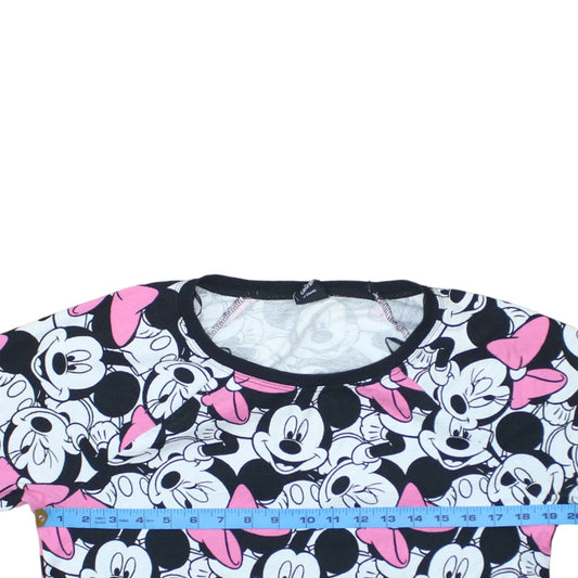 Disney at George Women Black Pink Mickey & Minnie Sweatshirt UK 12