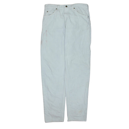 Levi's Women White 550 Tapered Relaxed Fit Jeans W32 L32