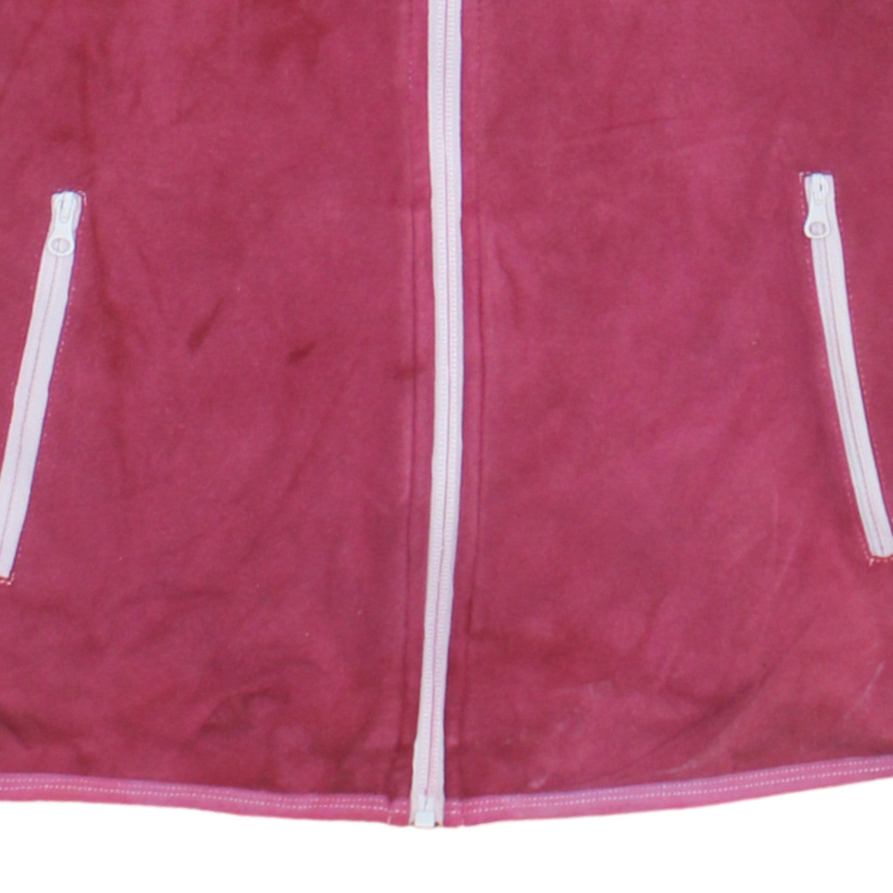 Gym+Coffee Women's Pink Full Zip Hoodie Size S
