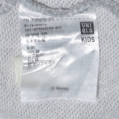 Uniqlo Girls Grey Disney Pullover Sweatshirt 14 Years Long Sleeve Graphic