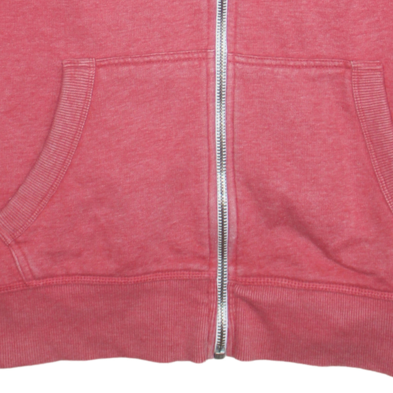Superdry Men's Red Full Zip Hoodie XL Athletic Print
