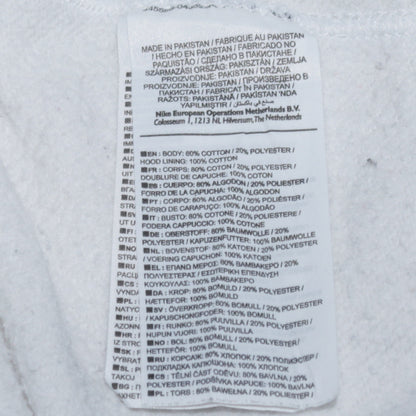 Nike Men's White Pullover Hoodie Size L Sports Fleece Sweatshirt