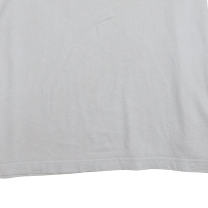 Adidas Men's White Beach Sports Graphic Print Cotton T-Shirt M