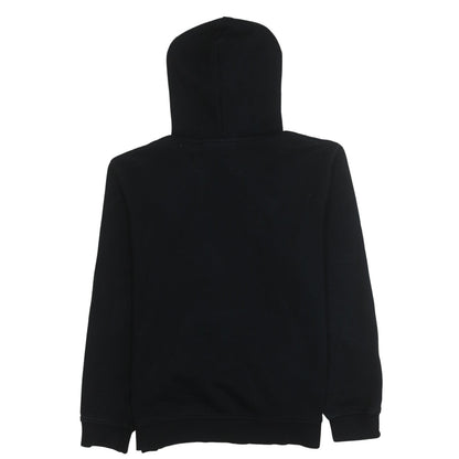 Adidas Women Black Size 12 Pullover Hoodie Sweatshirt Drawstring Logo