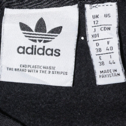 Adidas Women Black Size 12 Pullover Hoodie Sweatshirt Drawstring Logo