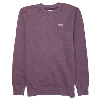 Vans Men's Purple Crew Neck Pullover Sweatshirt Medium