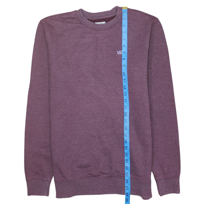 Vans Men's Purple Crew Neck Pullover Sweatshirt Medium