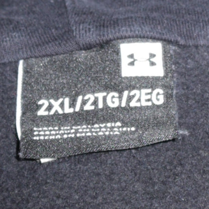 Under Armour Men's Black 2XL Full Zip Hoodie Sweatshirt