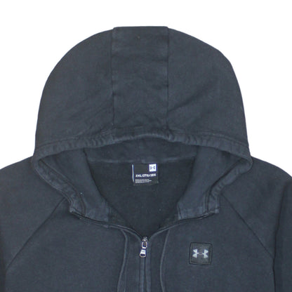 Under Armour Men's Black 2XL Full Zip Hoodie Sweatshirt