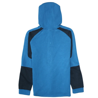 Puma Boys Blue Full Zip Hoodie 164 Graphic Print Cotton Blend