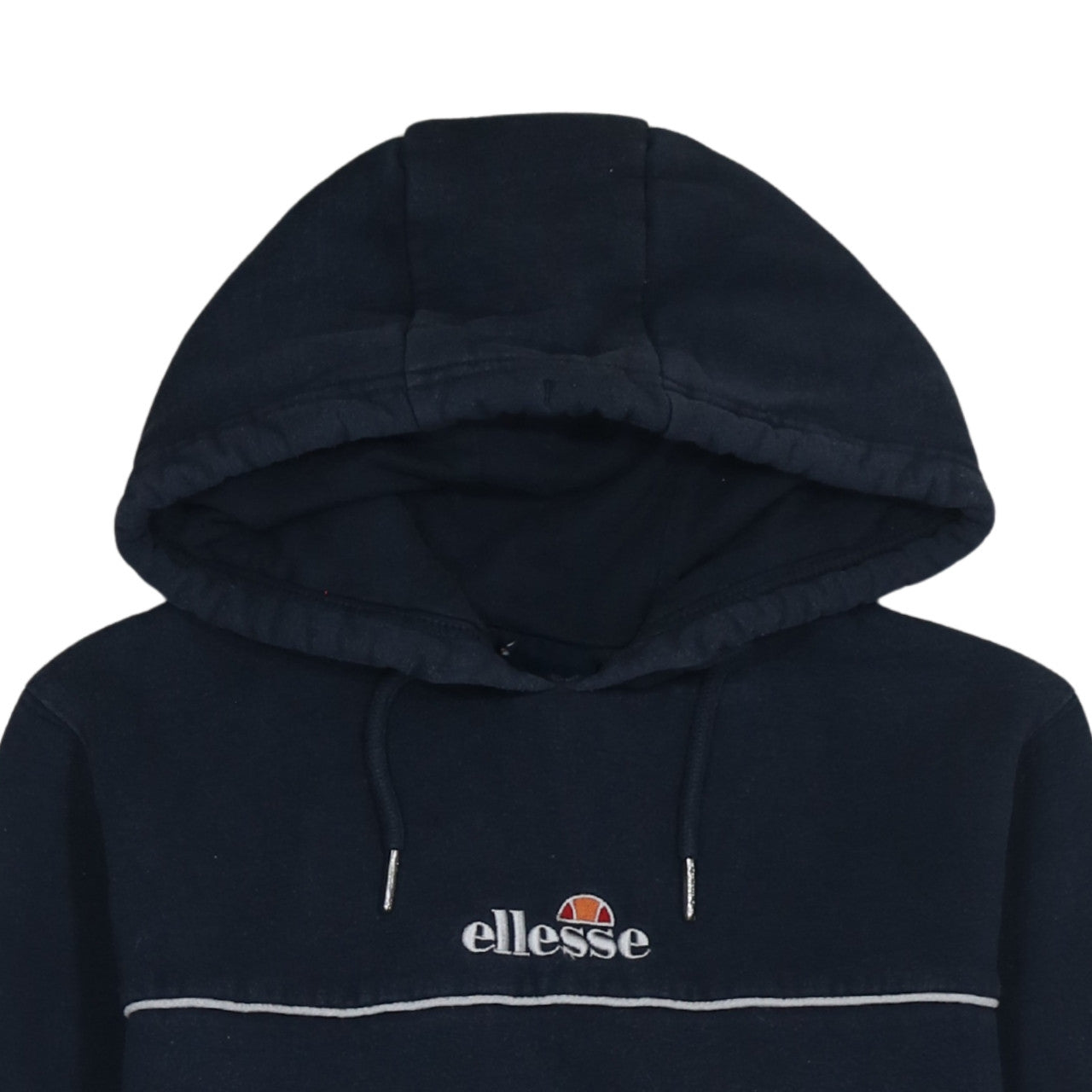 Ellesse Men's Blue Pullover Hoodie M Embroidered Logo Fleece