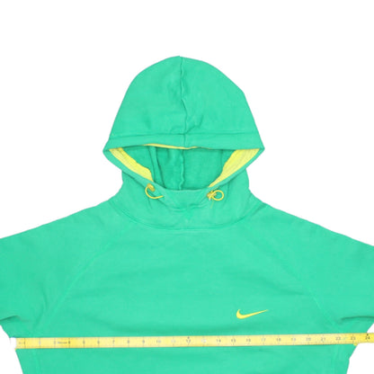 Nike Women's Green Pullover Hoodie M Hooded Sweatshirt 08 Print