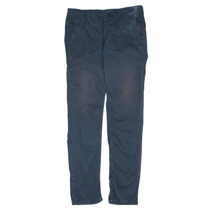 Hugo Boss Men's Blue Chino Trousers 32x32 Regular Fit Cotton