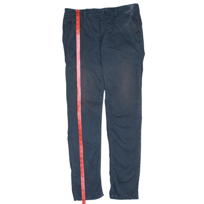 Hugo Boss Men's Blue Chino Trousers 32x32 Regular Fit Cotton