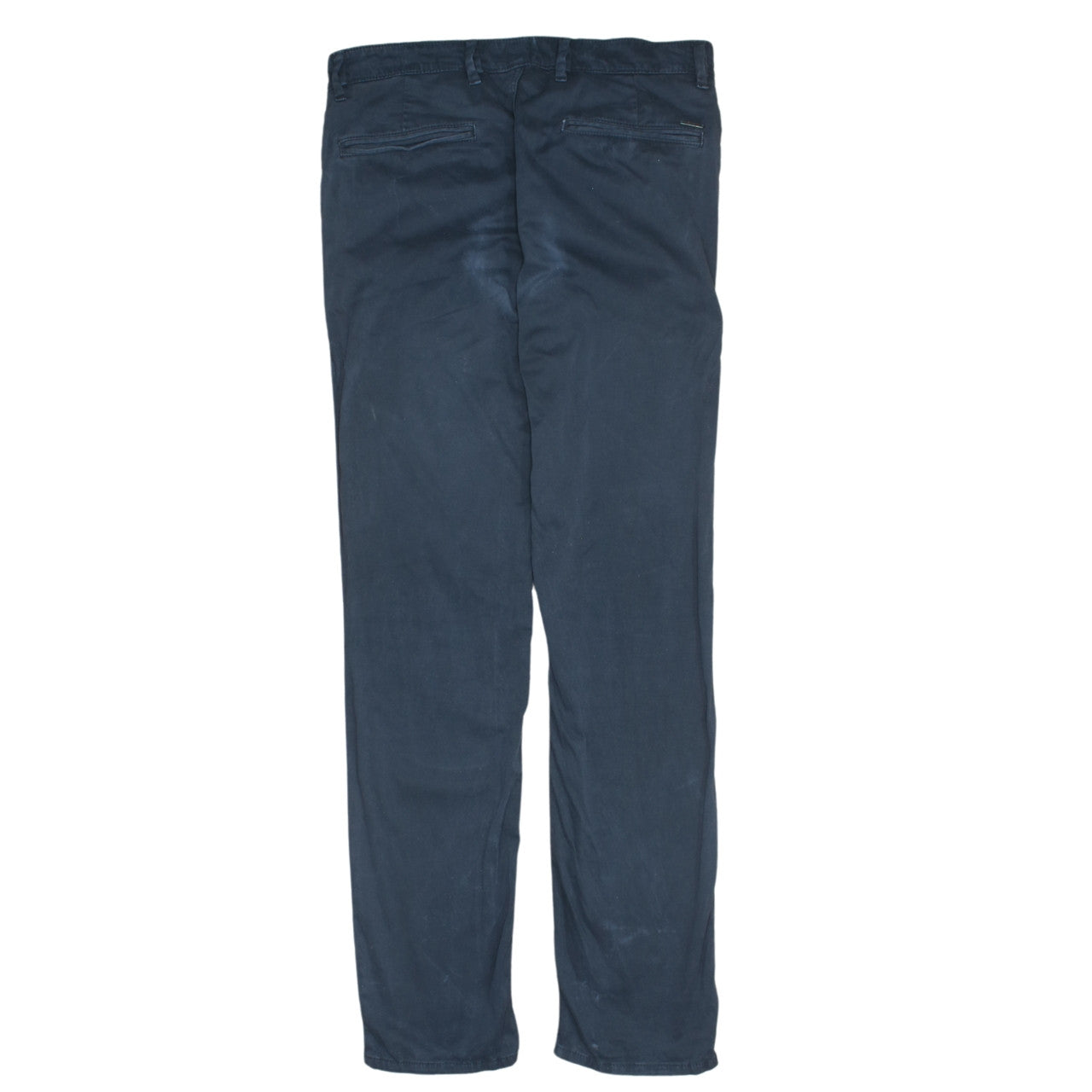 Hugo Boss Men's Blue Chino Trousers 32x32 Regular Fit Cotton