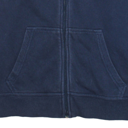 Nike Boys Navy Blue Full Zip Hoodie XL 13-15 Years Cotton Blend