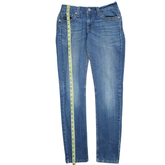 Levi's Women's Blue 524 Too Superlow Skinny Jeans Size M
