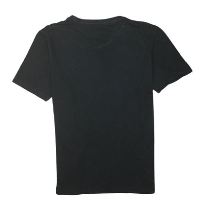 Puma Men Black Medium Graphic Logo Short Sleeve T-Shirt