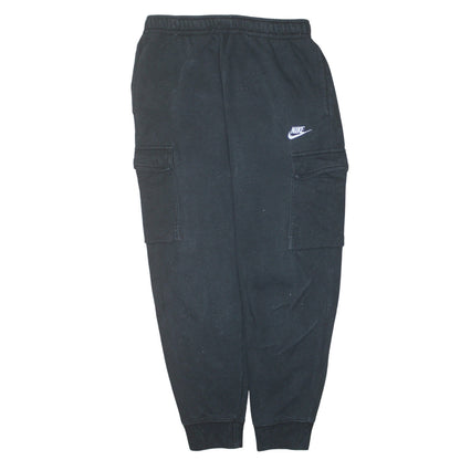 Nike Men's Black Cargo Fleece Joggers Trousers Size S Regular Fit
