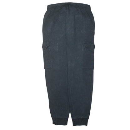 Nike Men's Black Cargo Fleece Joggers Trousers Size S Regular Fit