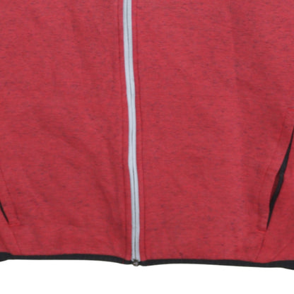 Puma Men's Red Full Zip Hoodie Size L Sports Casual Jacket