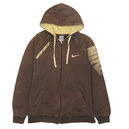 Nike Men Brown Full Zip Hoodie L Airmax Series 87 Sportswear