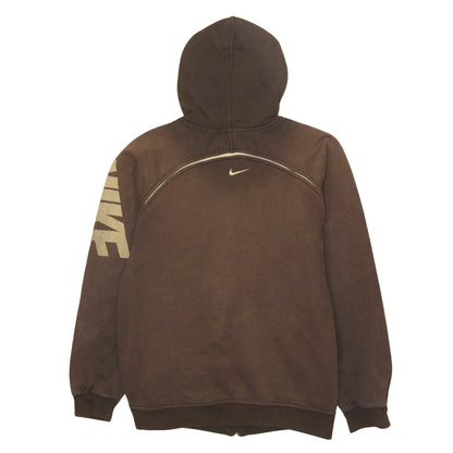 Nike Men Brown Full Zip Hoodie L Airmax Series 87 Sportswear