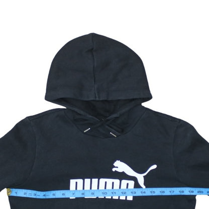 Puma Women's Black Size 12 Pullover Hoodie Sweatshirt