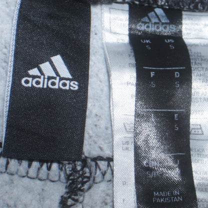 Adidas Men's Grey Jogger Trousers S Regular Fit Fleece