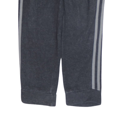 Adidas Men's Grey Jogger Trousers S Regular Fit Fleece