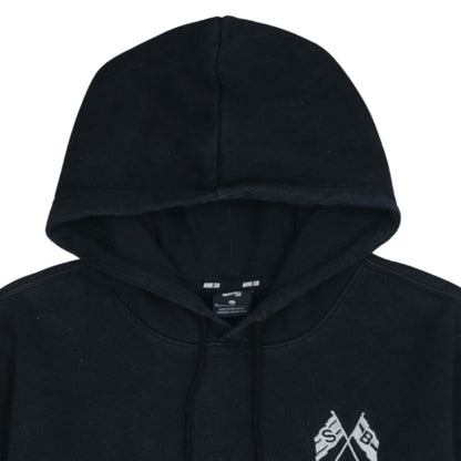 Nike SB Men's Black Pullover Hoodie M Logo Skateboarding Fleece